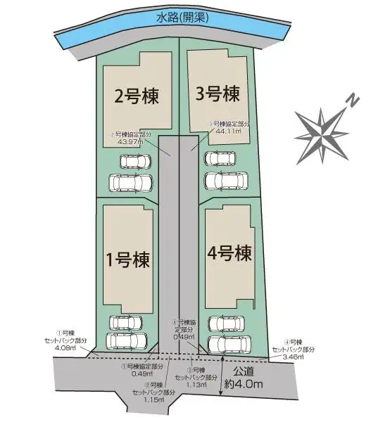 福岡市南区曰佐3丁目 新築戸建（全4棟） 間取り図