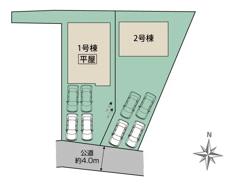 糟屋郡新宮町湊古屋敷 新築戸建（全2棟） 間取り図
