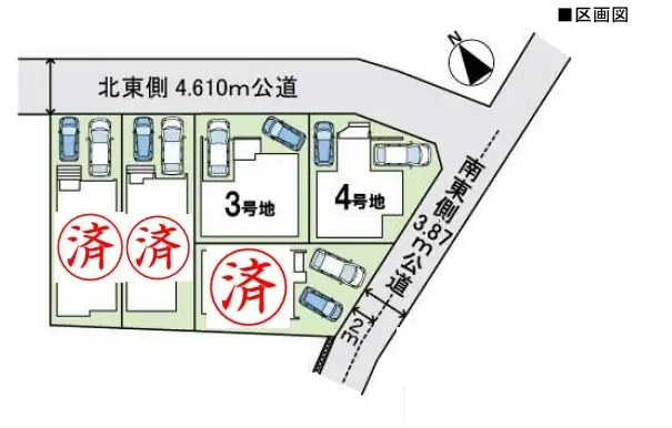 福岡市南区横手三丁目 新築戸建（全5棟） 間取り図