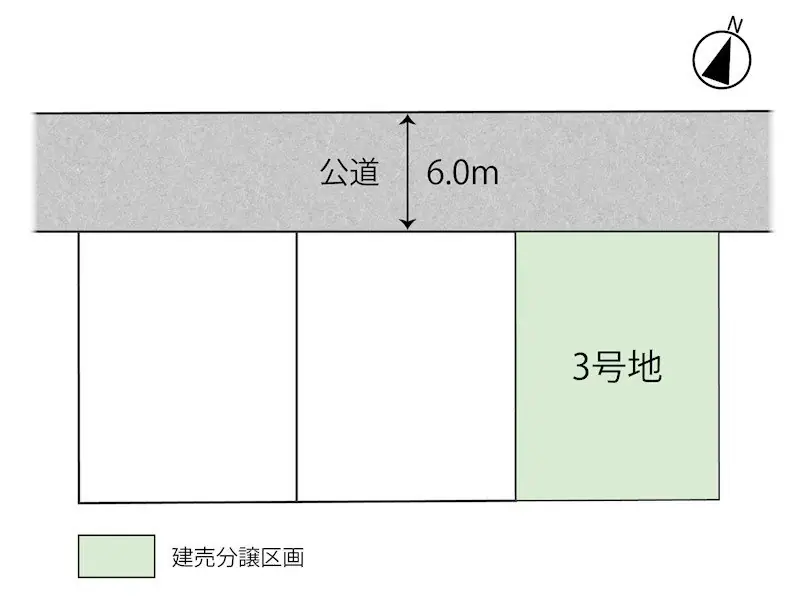 福岡市東区青葉6丁目 新築戸建（全3棟） 間取り図