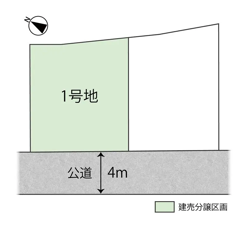 大野城市山田2丁目 新築戸建（全2棟） 間取り図