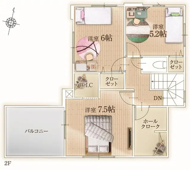 福岡市南区長住7丁目 新築戸建 間取り図