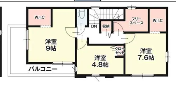 古賀市天神7丁目 新築戸建（全4棟） 間取り図