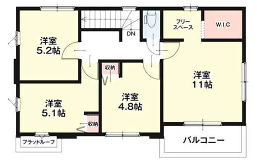 古賀市天神7丁目 新築戸建（全4棟） 間取り図