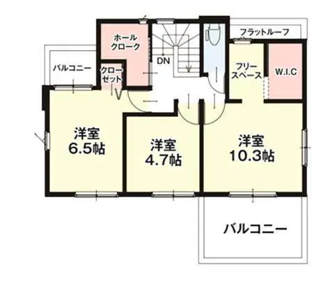 古賀市天神7丁目 新築戸建（全4棟） 間取り図