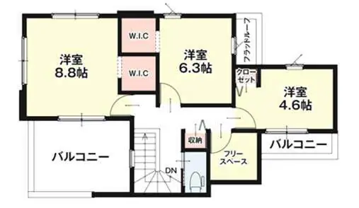 古賀市天神7丁目 新築戸建（全4棟） 間取り図