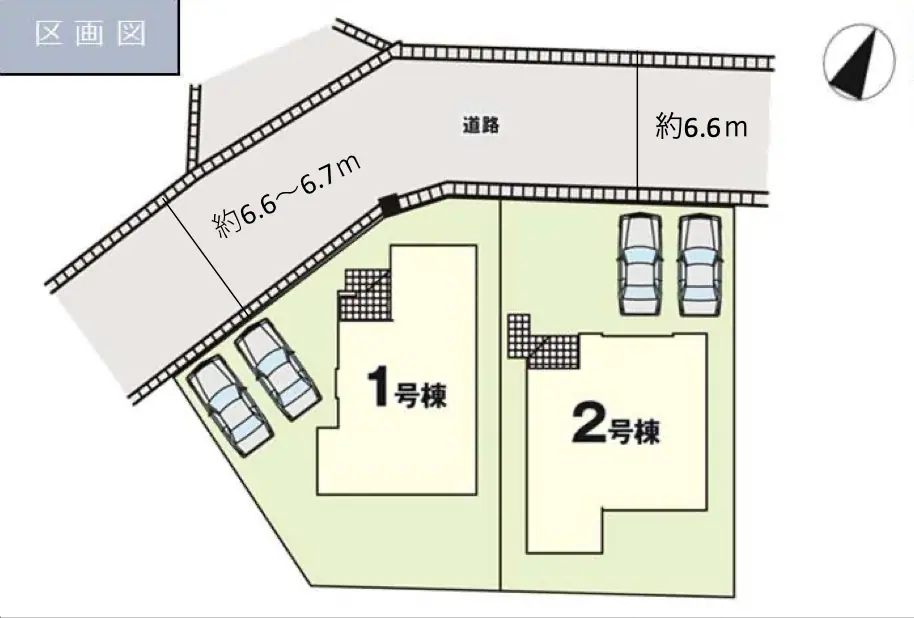 春日市白水池1丁目 新築戸建（全2棟） 間取り図