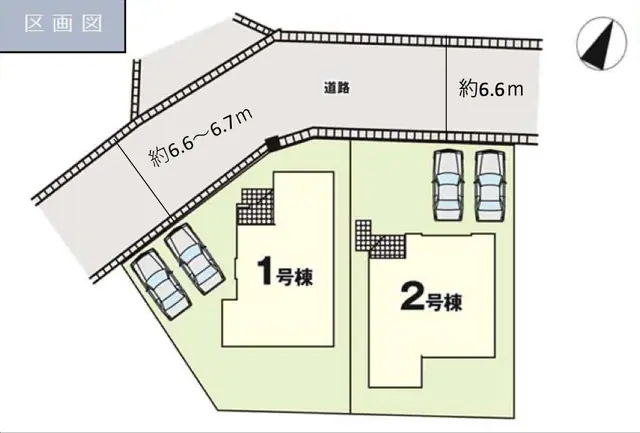 春日市白水池1丁目 新築戸建（全2棟） 間取り図