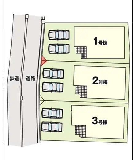 福岡市南区警弥郷3丁目 新築戸建（全3棟） 間取り図