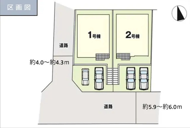 福岡市東区八田3丁目 新築戸建（全2棟） 間取り図