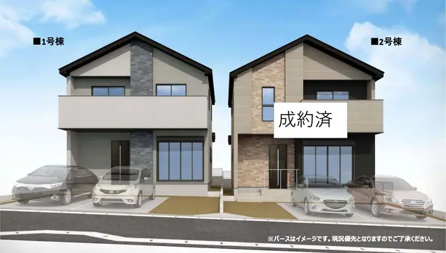 福岡市東区八田3丁目 新築戸建（全2棟） 外観写真