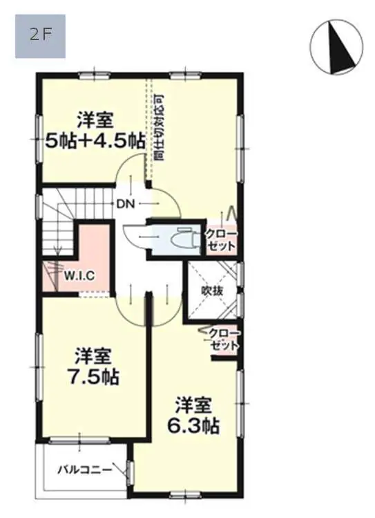 福岡市東区多の津5丁目 新築戸建（全5棟） 間取り図