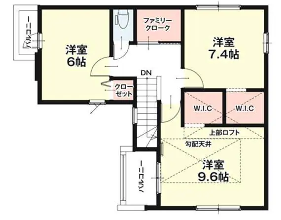 福岡市東区多の津5丁目 新築戸建（全5棟） 間取り図