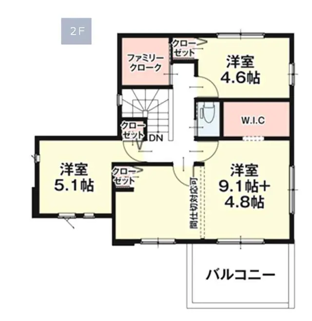 糟屋郡篠栗町高田字下屋敷 新築戸建 間取り図