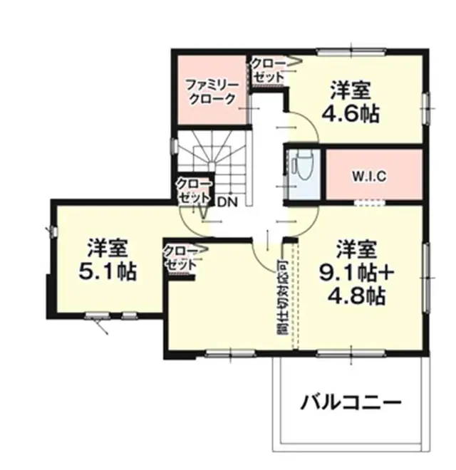 糟屋郡篠栗町高田字下屋敷 新築戸建 間取り図
