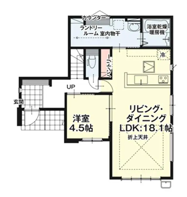 糟屋郡篠栗町高田字下屋敷 新築戸建 間取り図