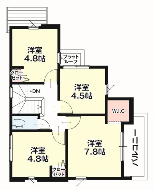 福岡市南区柳河内1丁目 新築戸建 間取り図
