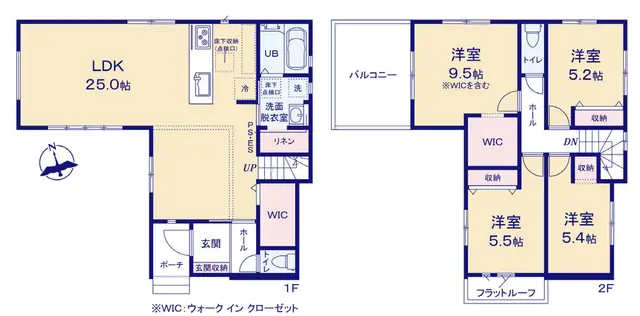 福岡市南区老司1丁目 新築戸建 間取り図