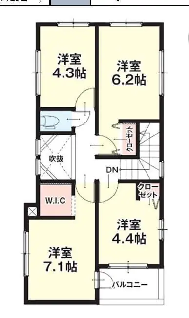 福岡市城南区友丘1丁目 新築戸建（全2棟） 間取り図