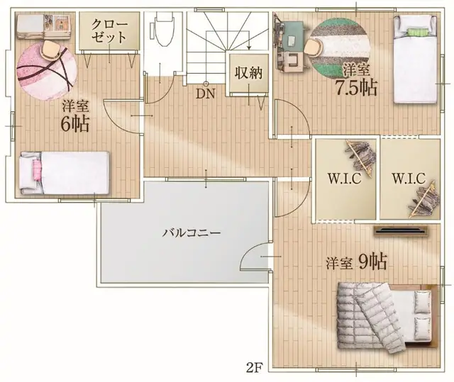 福岡市早良区原1丁目 新築戸建 間取り図