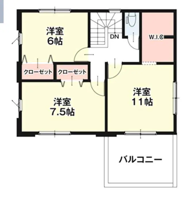 福岡市西区今津字長浜 新築戸建 間取り図