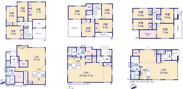 糟屋郡宇美町とびたけ4丁目 新築戸建（全3棟） 間取り図