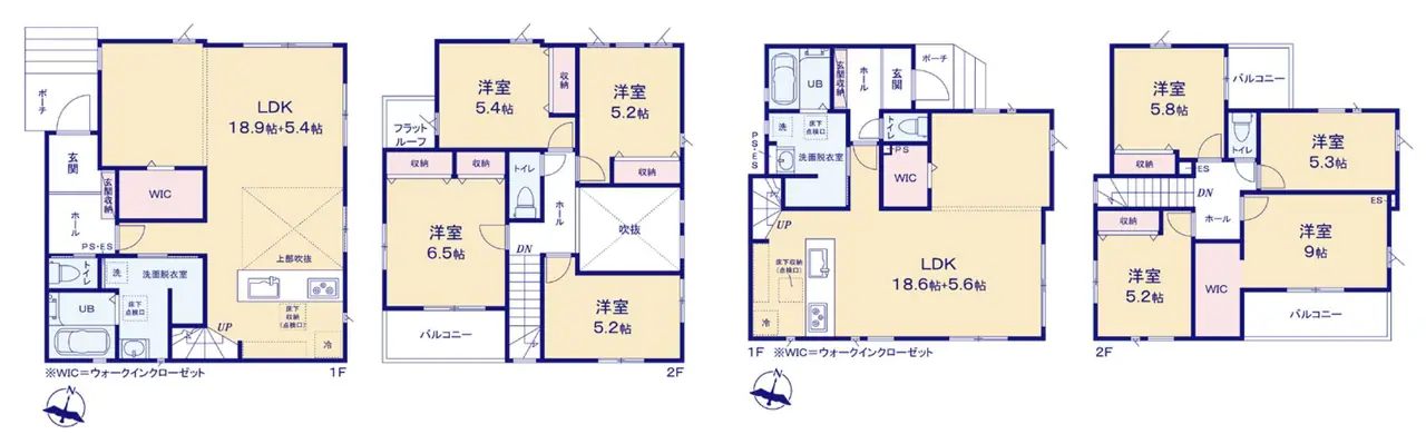 糟屋郡篠栗町和田4丁目 新築戸建（全2棟） 間取り図