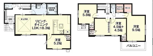太宰府市長浦台3丁目 新築戸建 間取り図