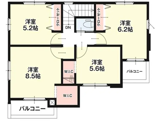 福岡市博多区麦野3丁目 新築戸建 間取り図