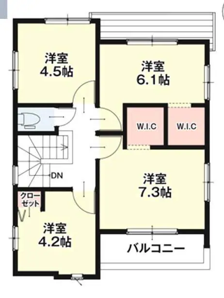 福岡市早良区田隈3丁目 新築戸建（全2棟） 間取り図