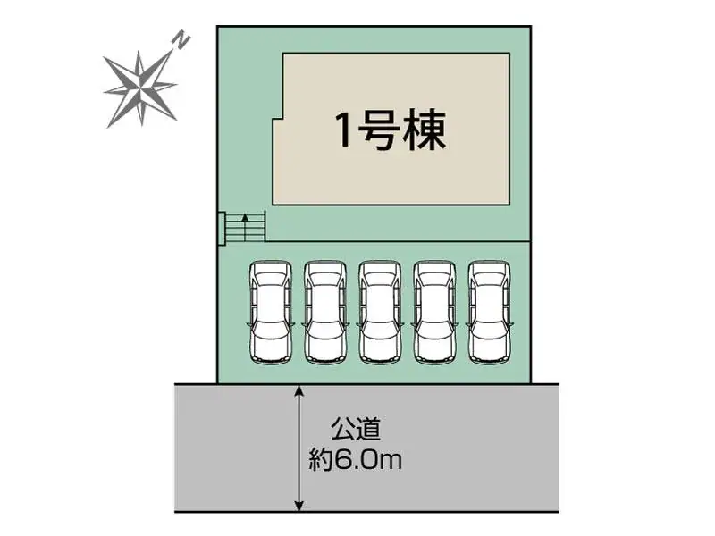 糟屋郡志免町田富1丁目 新築戸建 間取り図
