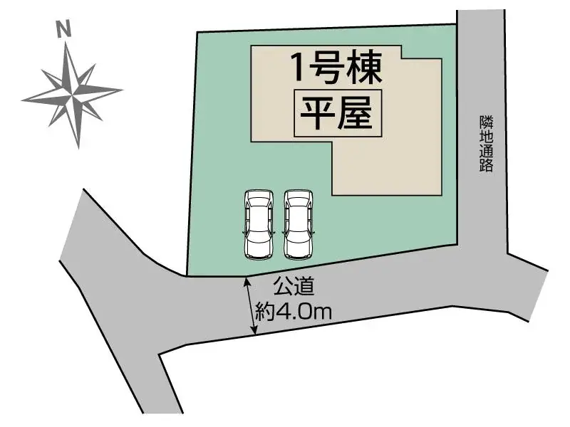 宗像市東郷字尾園 新築戸建 間取り図