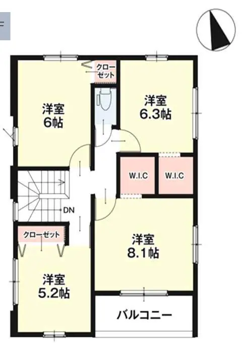 福岡市東区土井 新築戸建（全2棟） 間取り図