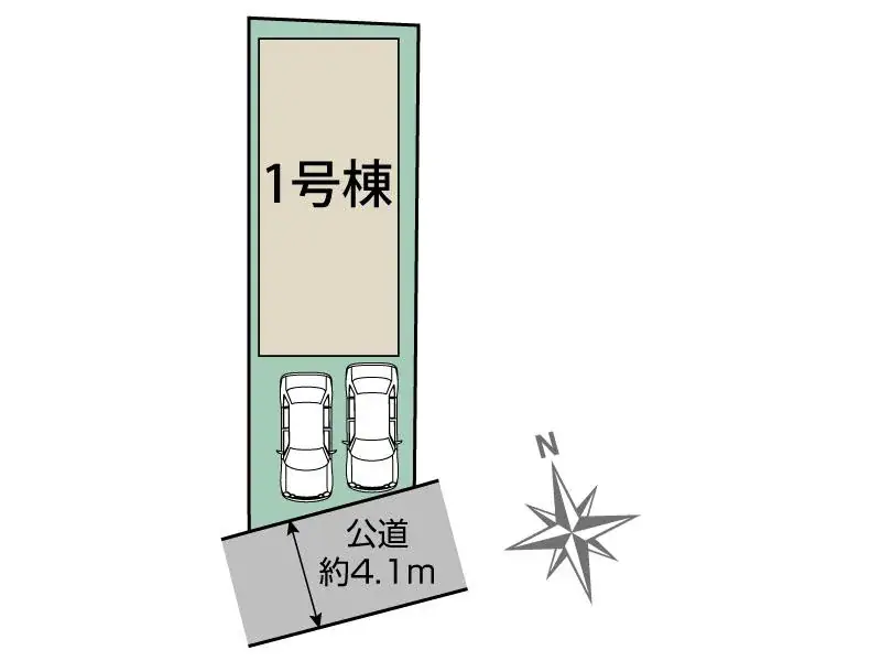 小郡市横隈字上ノ原上 新築戸建 間取り図