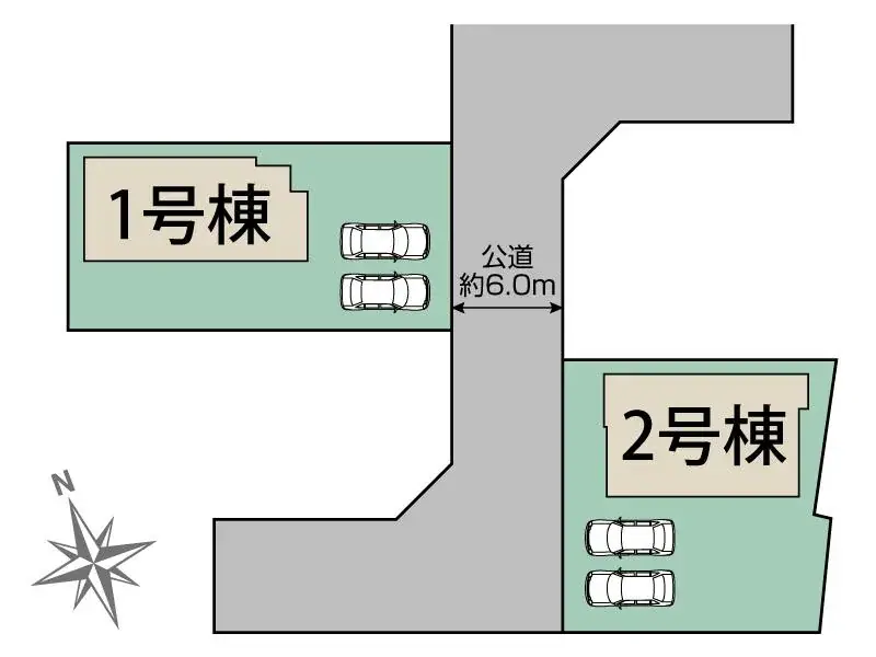 朝倉市堤字大坪 新築戸建（全2棟） 間取り図