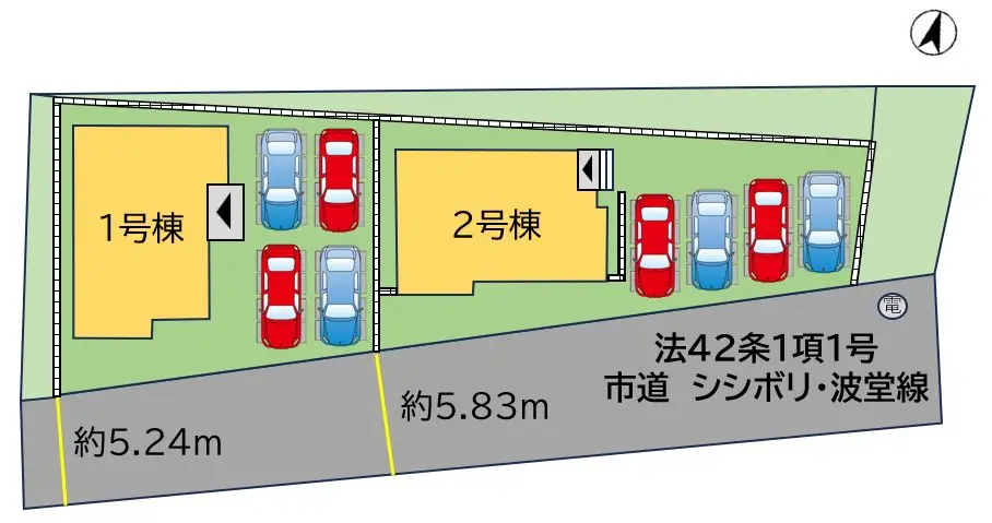 飯塚市花瀬 新築戸建 間取り図