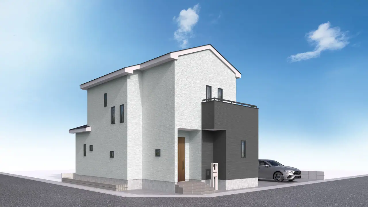 久留米市北野町今山 新築戸建 外観写真