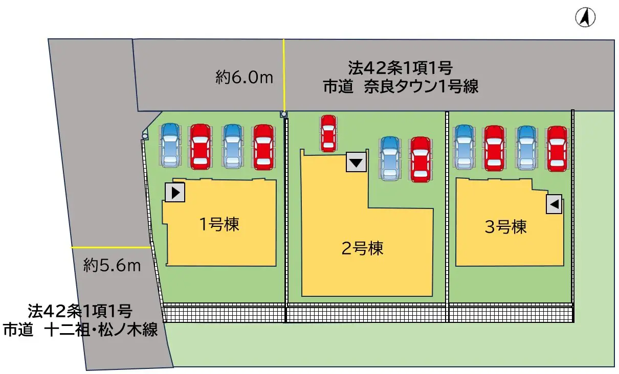 田川市奈良 新築戸建 間取り図