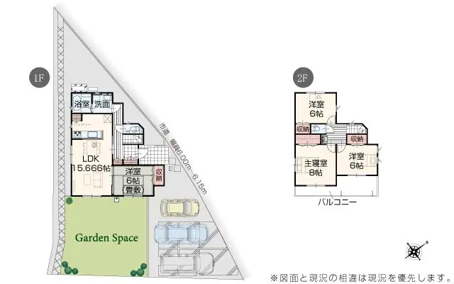 宗像市河東 新築戸建 間取り図