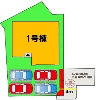 宗像市東郷5丁目 新築戸建 間取り図
