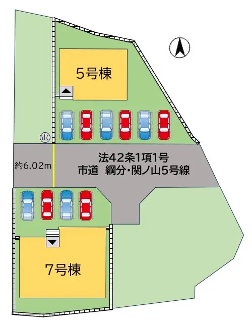 飯塚市綱分 新築戸建 間取り図