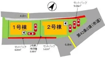 福津市中央2丁目 新築戸建 間取り図