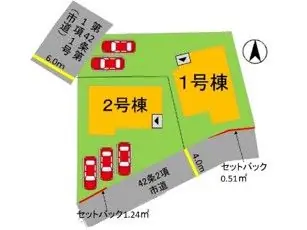 福津市西福間2丁目 新築戸建 間取り図