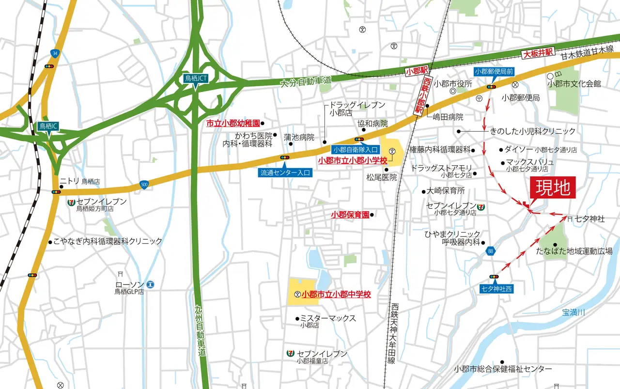 小郡市大崎 新築戸建 間取り図