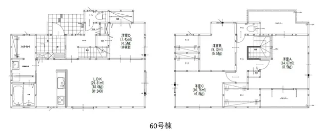 福岡市西区今津 新築戸建 間取り図