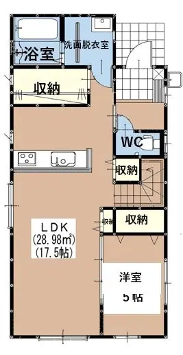 太宰府市水城6丁目 新築戸建 間取り図