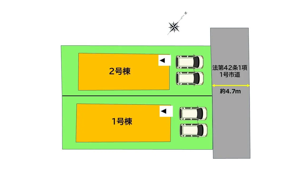 福岡市博多区月隈6丁目 新築戸建 間取り図