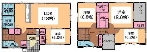 筑紫野市桜台2丁目 新築戸建 間取り図