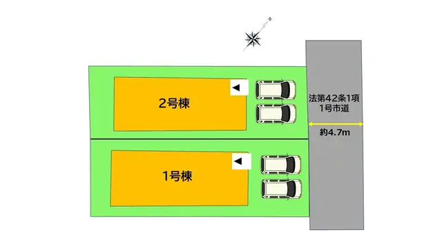 福岡市博多区月隈6丁目 新築戸建 間取り図