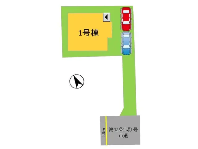 福岡市博多区浦田1丁目 新築戸建 間取り図